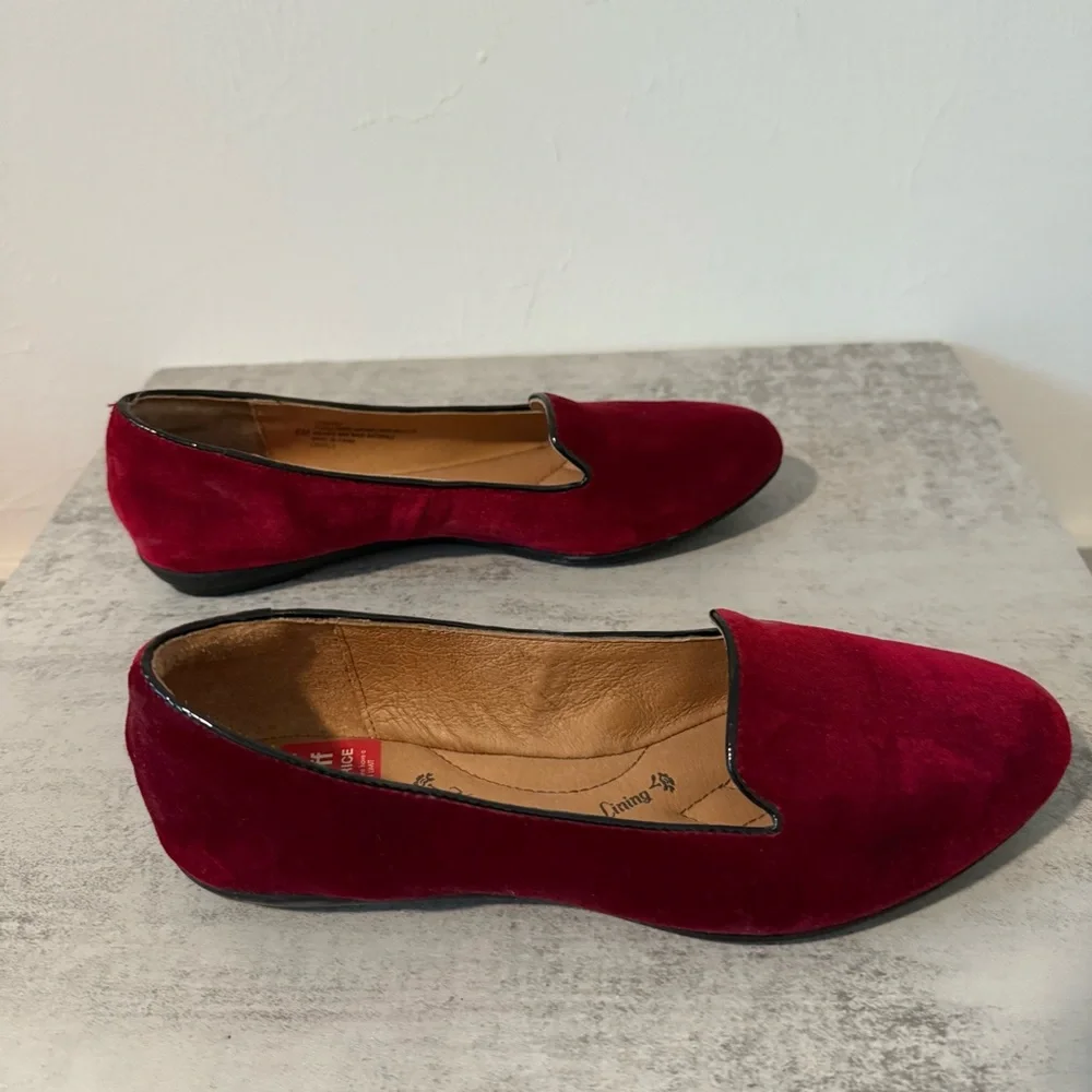 Sofft Red Women Flats Size 6 - Picture 2 of 6